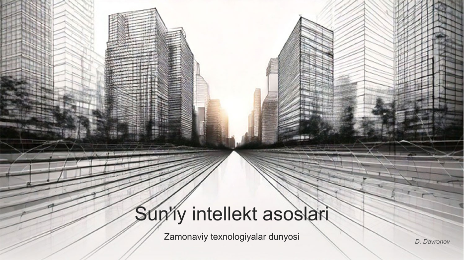 slide.uz shablon: shahar